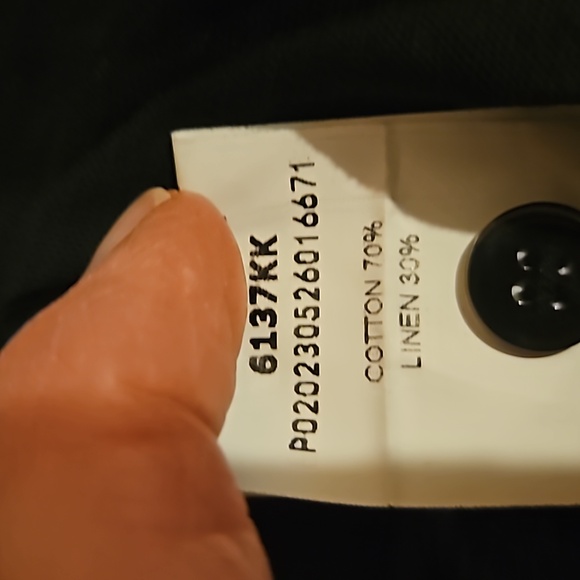 NWOT mens casual button-down black  XL - Picture 4 of 4